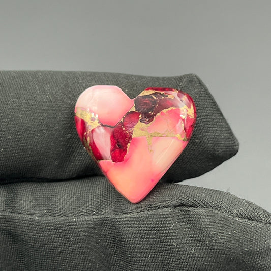 Kingman Red Rose Dahlia - Loose Cab -  Heart