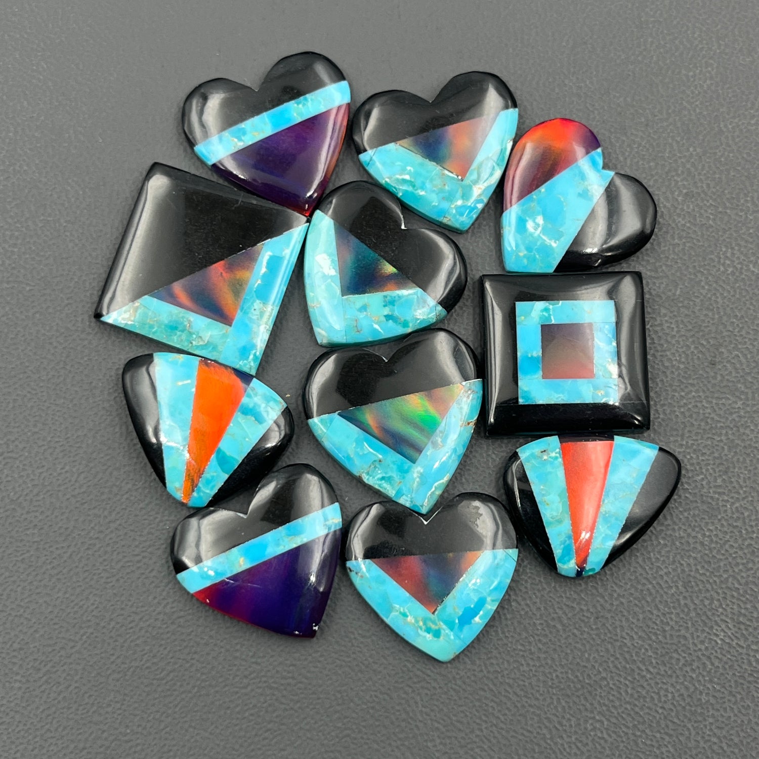 Aurora Opal With Turquoise Mohave, Aura Opal Cabochon Wholesale Lot