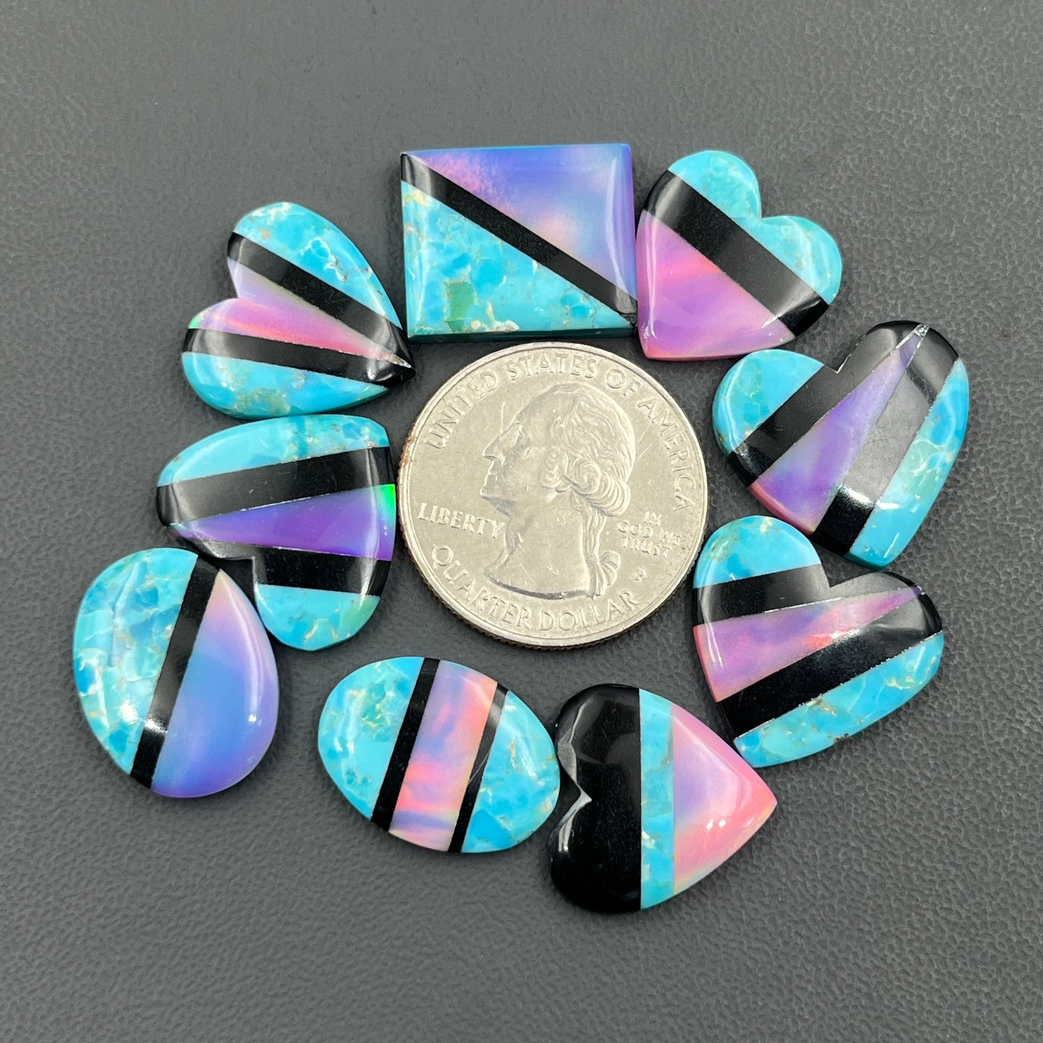 Aurora Opal With Turquoise Mohave, Aura Opal Cabochon Wholesale Lot