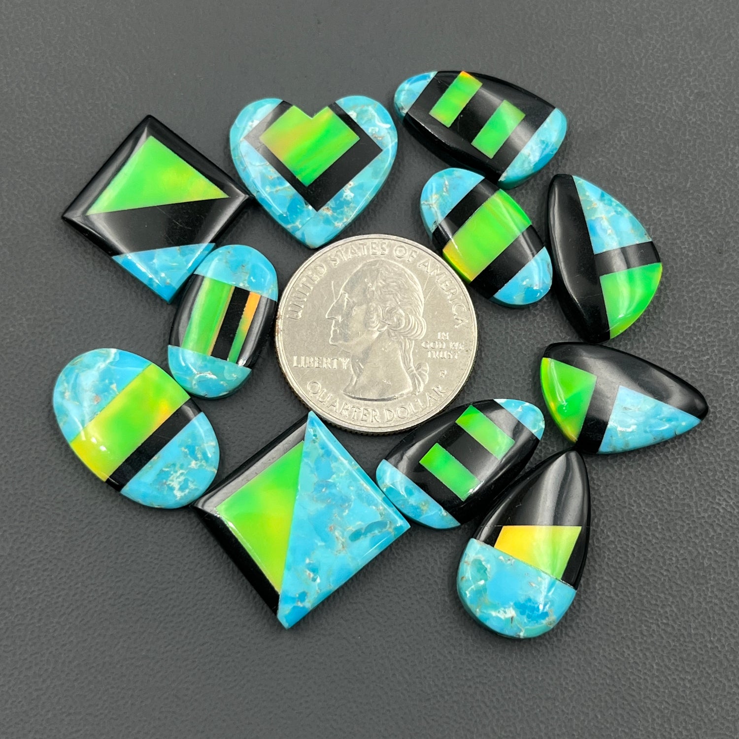 Aurora Opal With Turquoise Mohave, Aura Opal Cabochon Wholesale Lot
