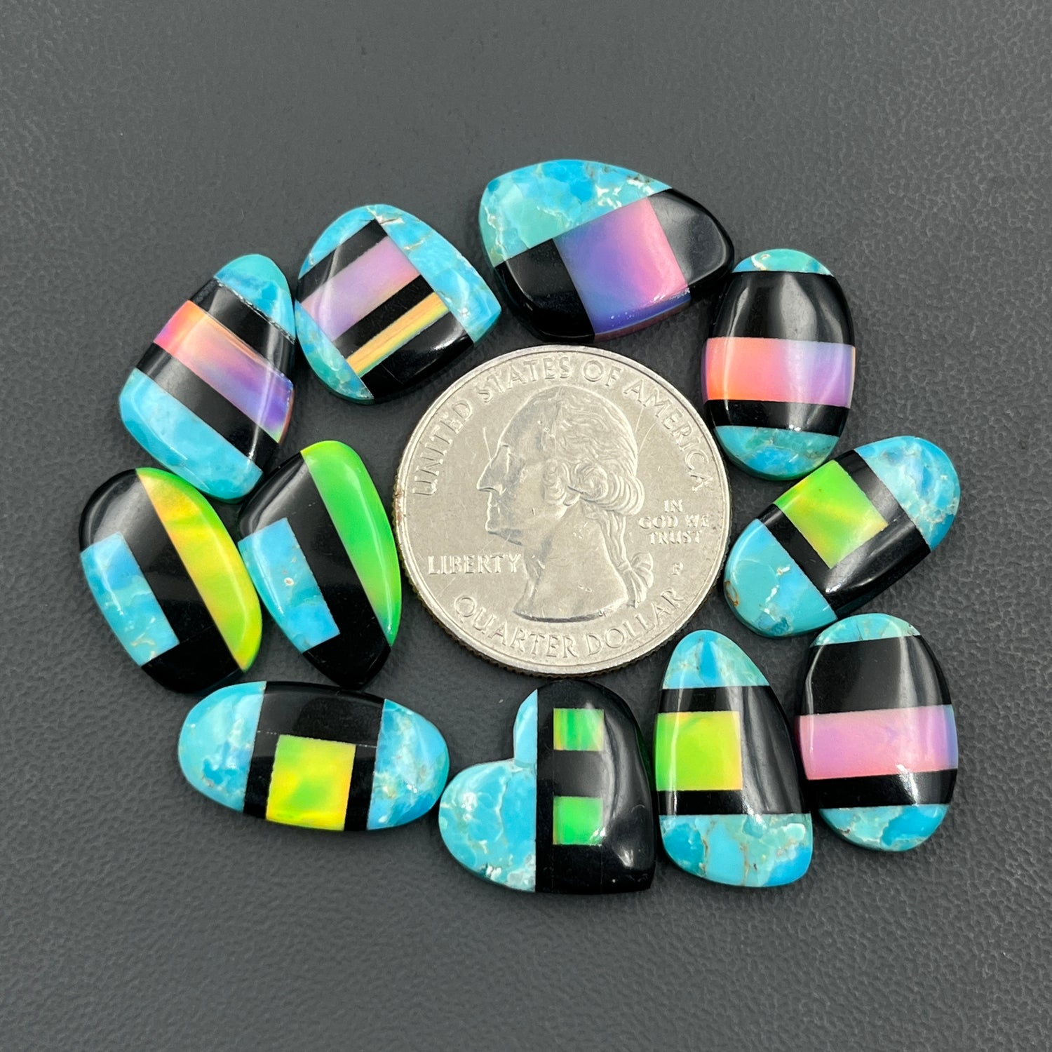 Aurora Opal With Turquoise Mohave, Aura Opal Cabochon Wholesale Lot