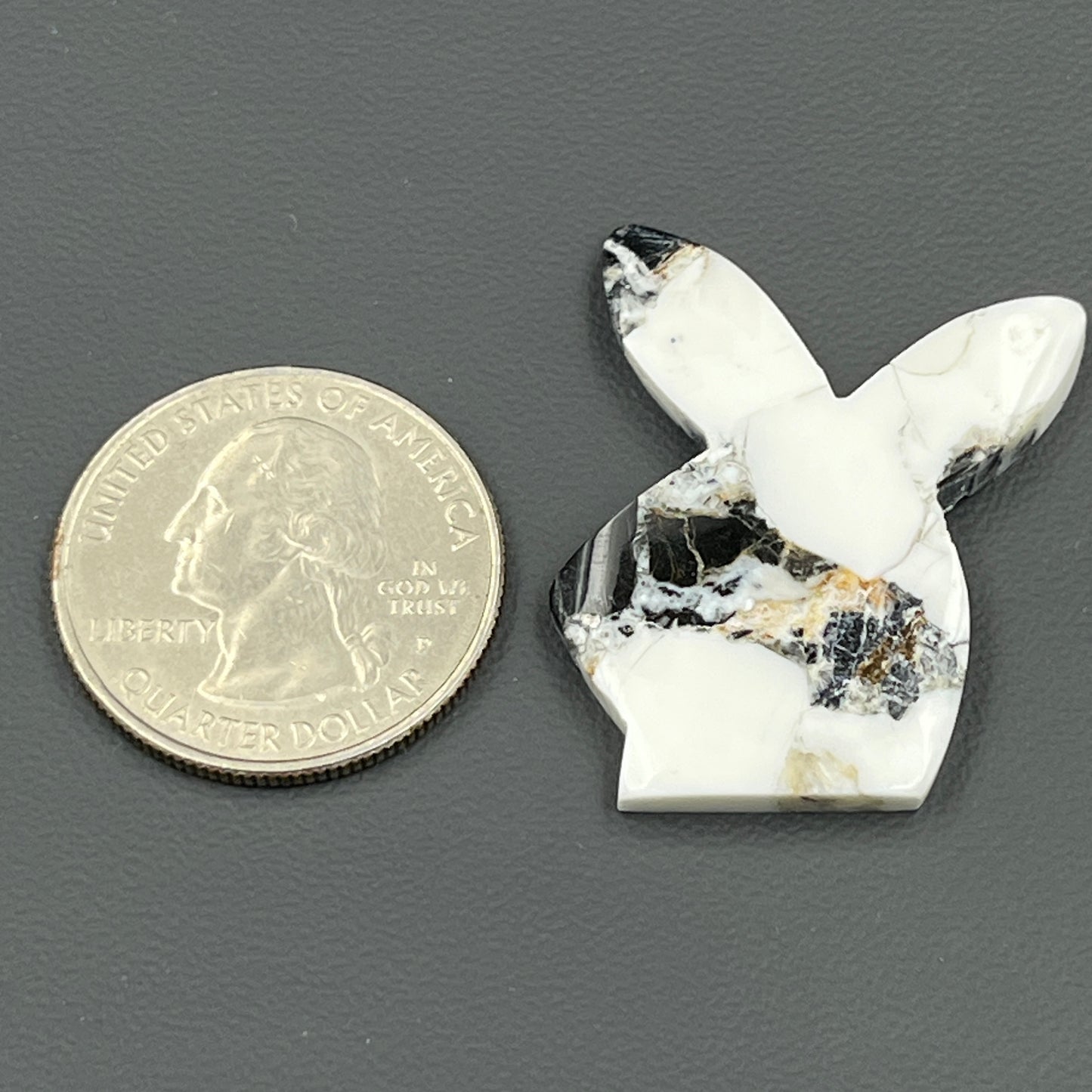 Kingman White Buffalo Turquoise - Loose Cab - Bunny
