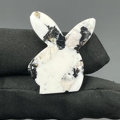 Kingman White Buffalo Turquoise - Loose Cab - Bunny