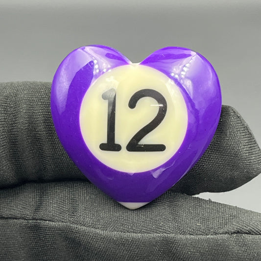 Billiards Cabochon - Heart - 12