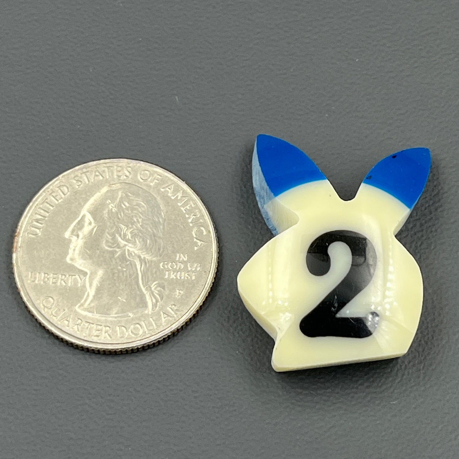 Billiards Cabochon - Bunny - 2