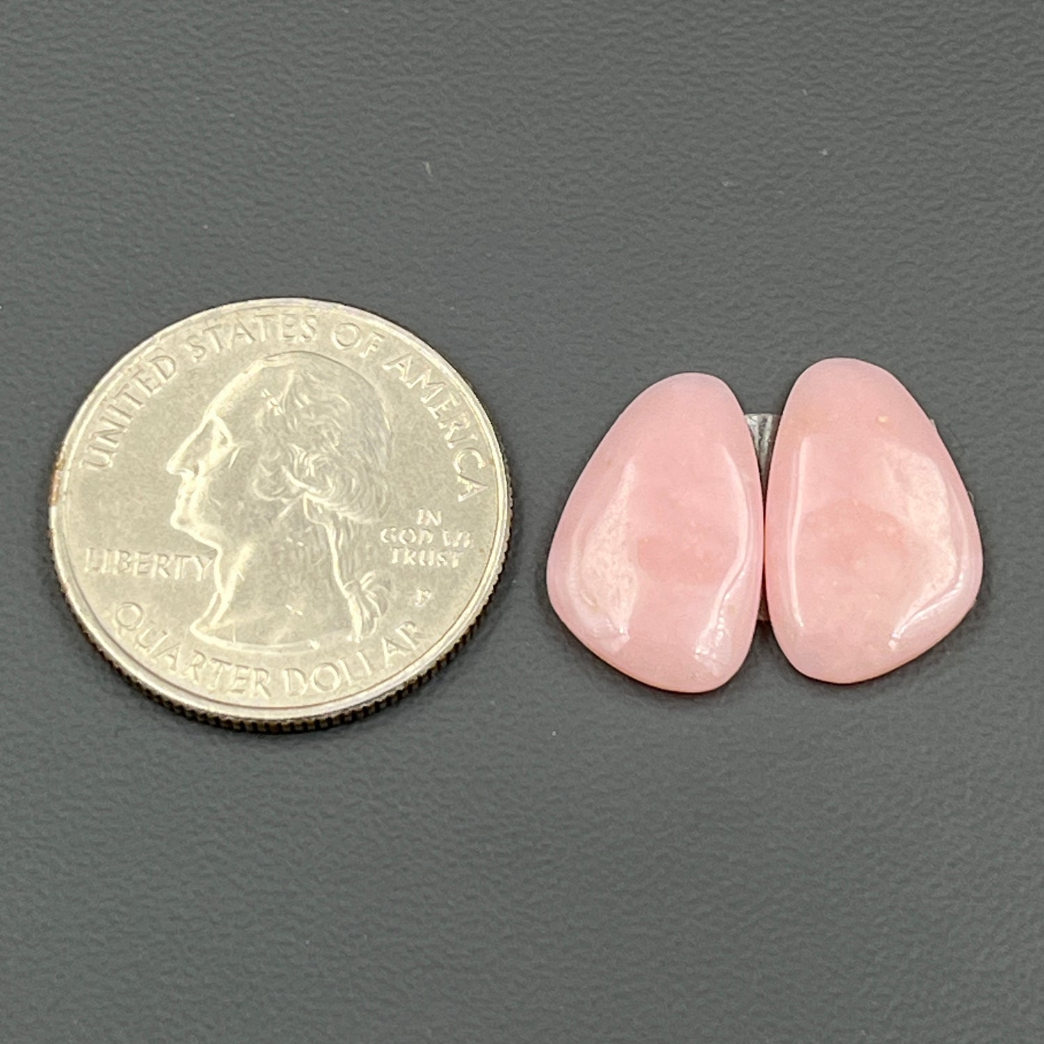 Natural Pink Opal- Matching Pairs - Tumble