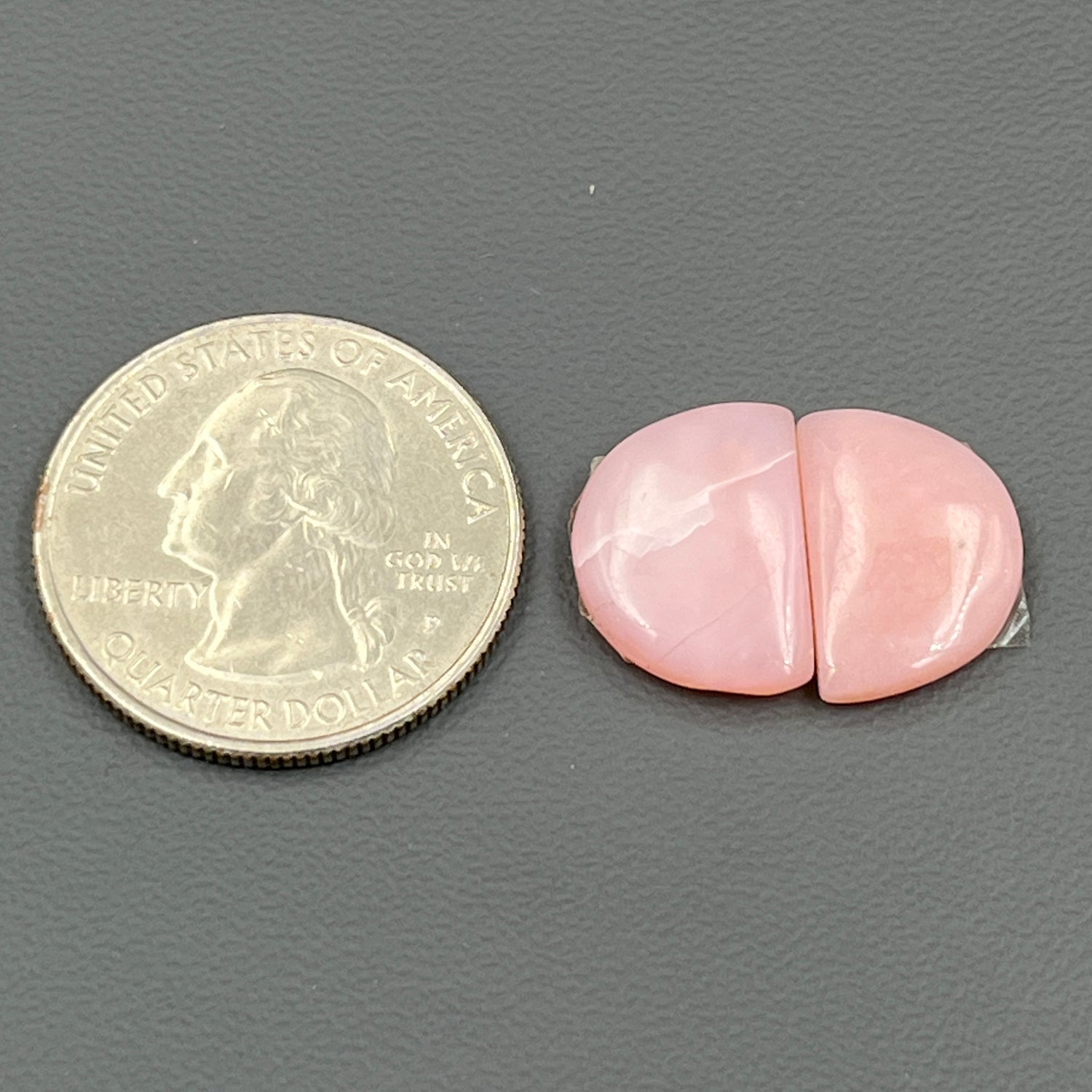 Natural Pink Opal- Matching Pairs - Tumble