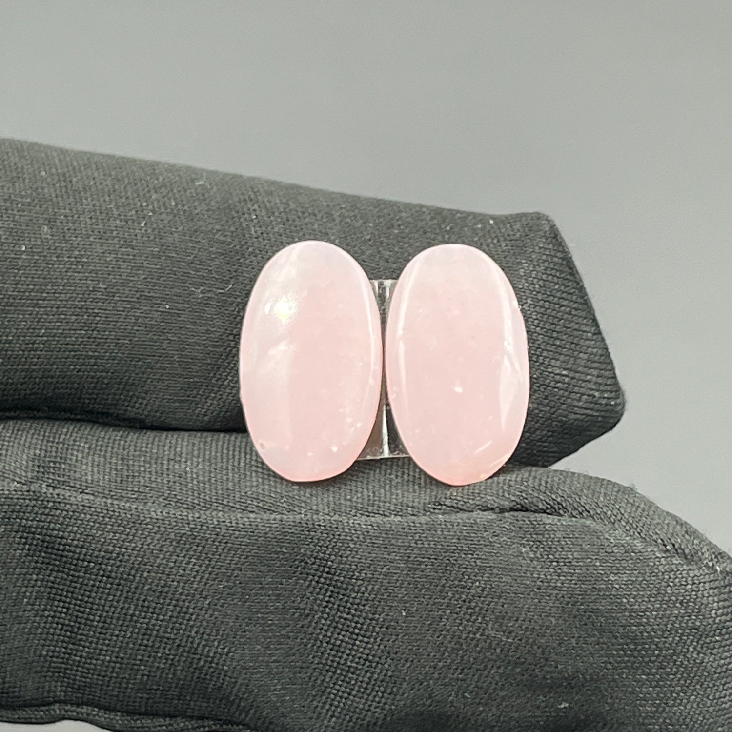 Natural Pink Opal- Matching Pairs - Oval