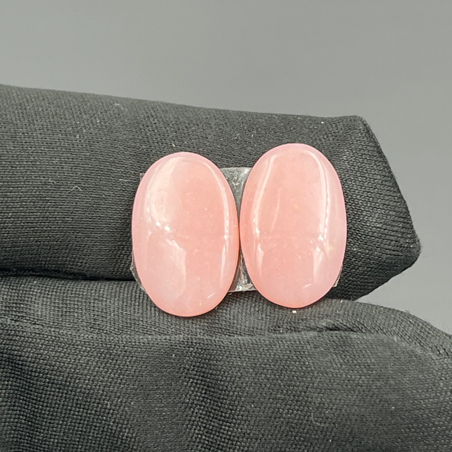 Natural Pink Opal- Matching Pairs - Oval