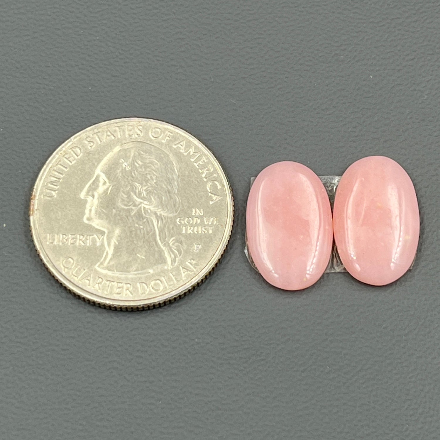 Natural Pink Opal- Matching Pairs - Oval