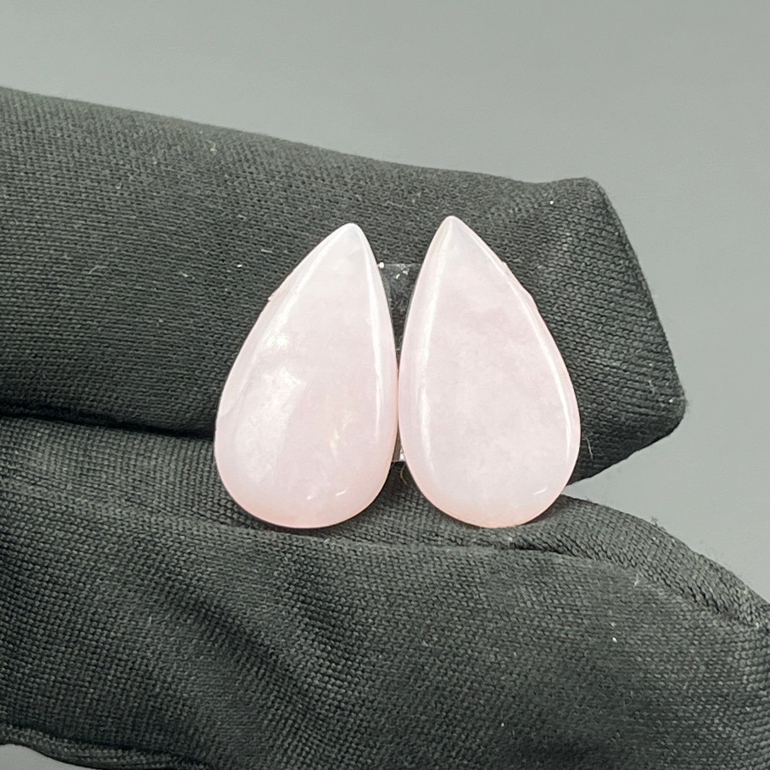 Natural Pink Opal- Matching Pairs - Teardrop