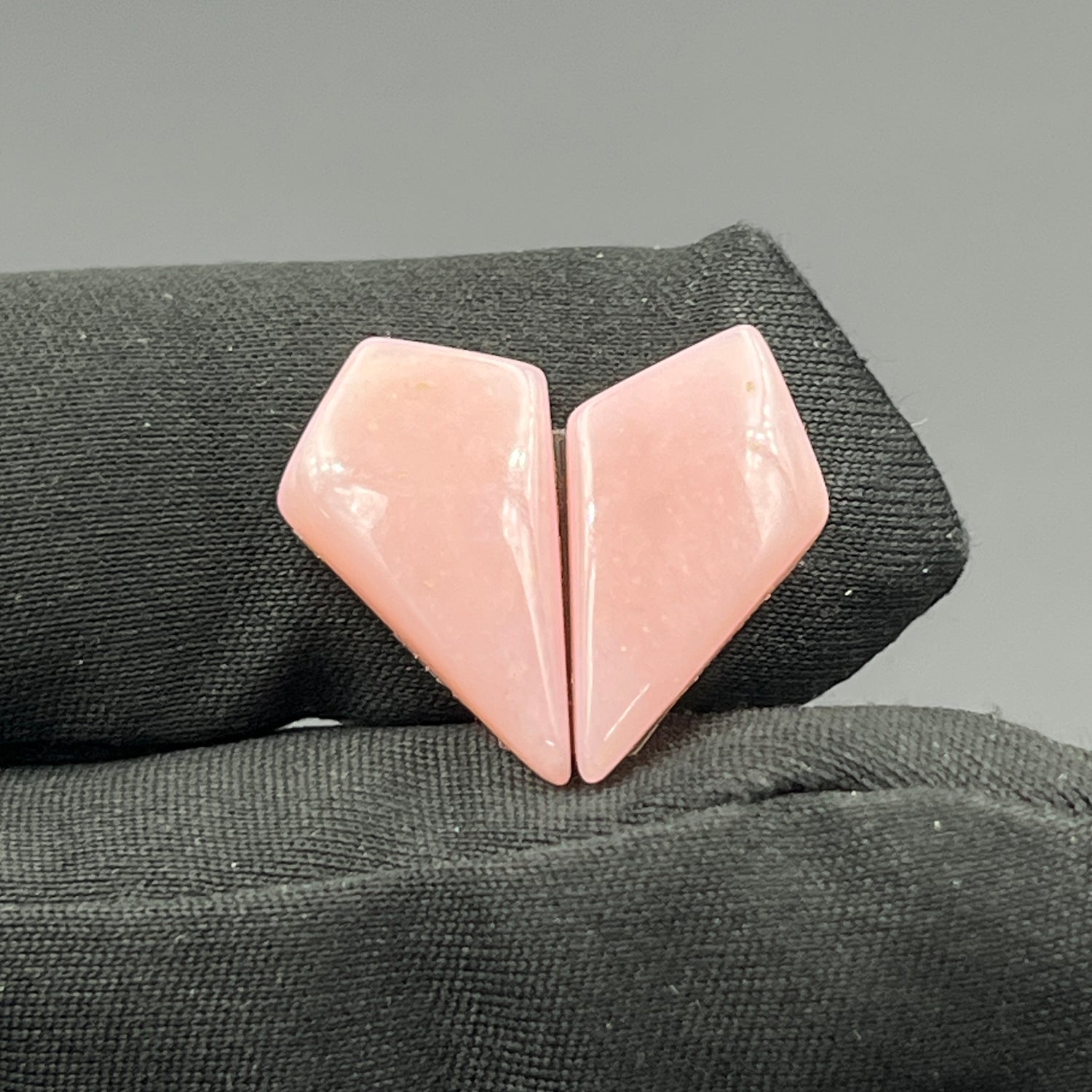 Natural Pink Opal- Matching Pairs - Kite