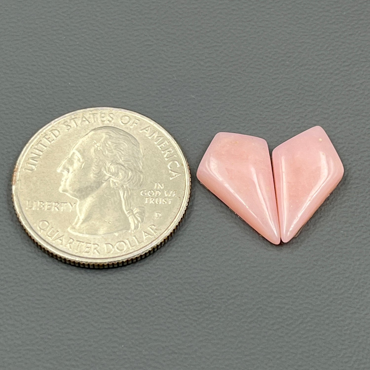 Natural Pink Opal- Matching Pairs - Kite