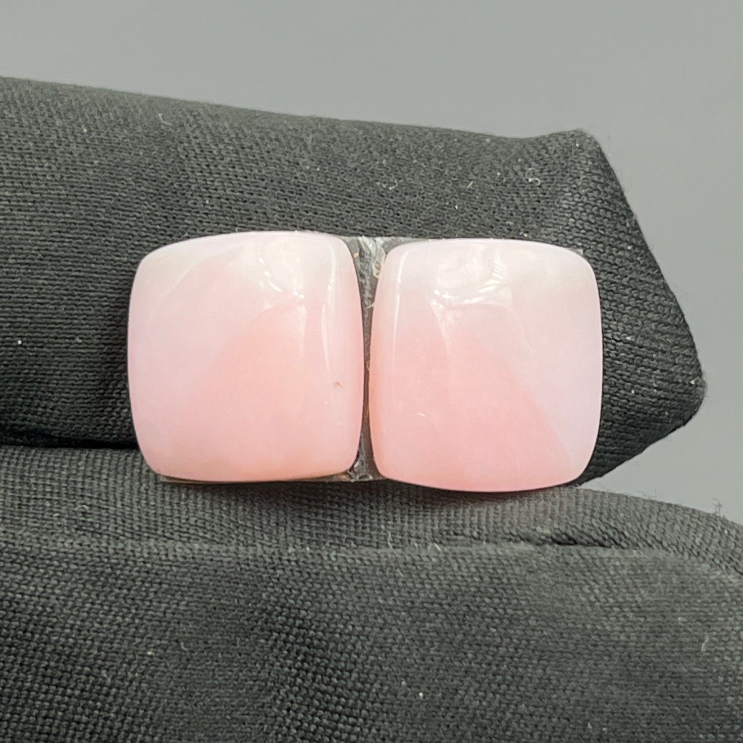 Natural Pink Opal- Matching Pairs - Cushion