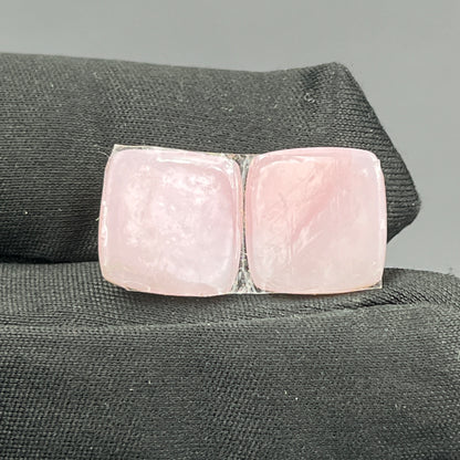 Natural Pink Opal- Matching Pairs - Cushion