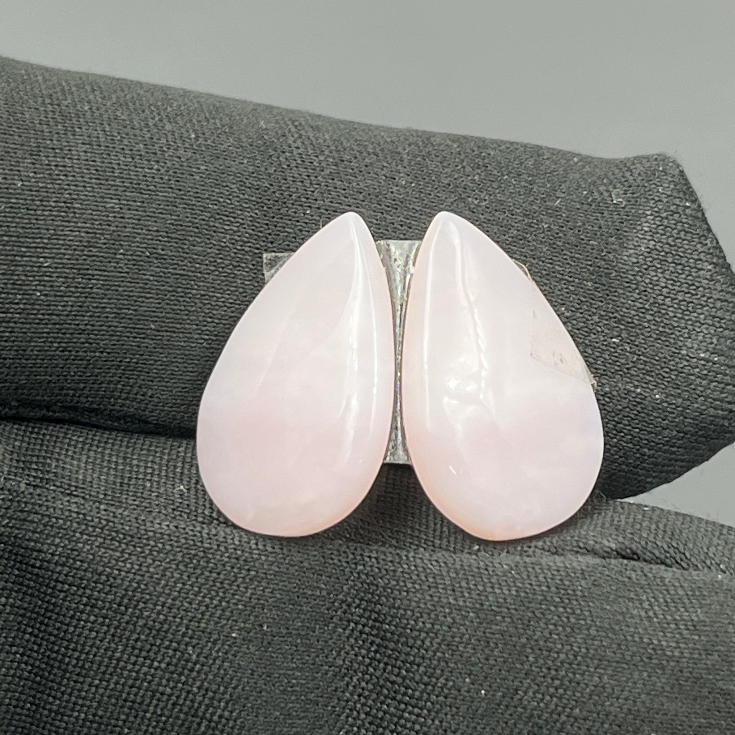 Natural Pink Opal- Matching Pairs - Teardrop