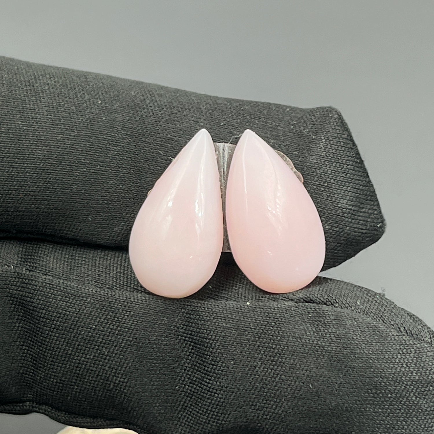 Natural Pink Opal- Matching Pairs - Teardrop
