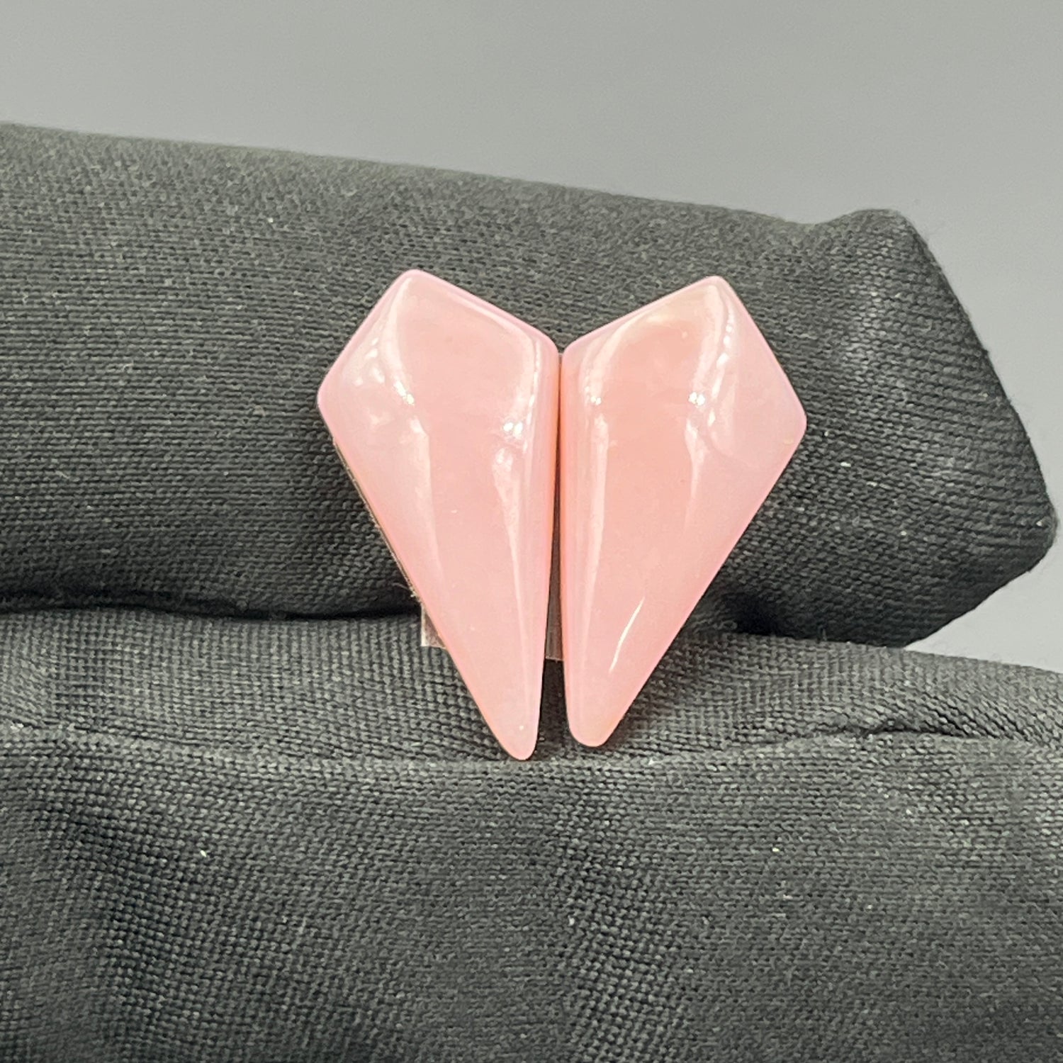 Natural Pink Opal- Matching Pairs - Kite