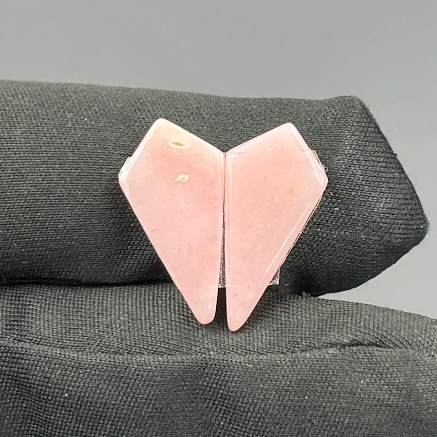 Natural Pink Opal- Matching Pairs - Diamond