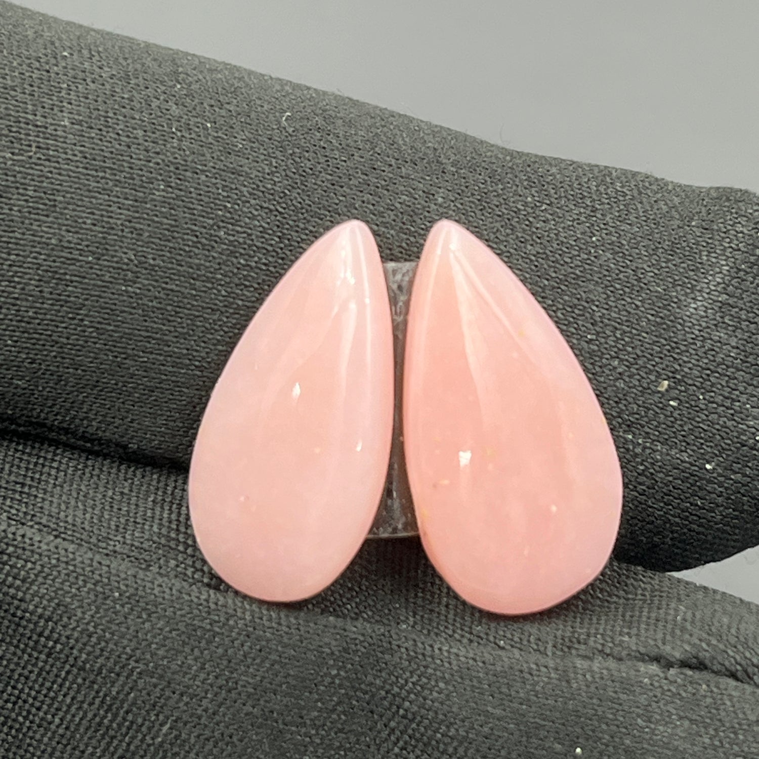 Natural Pink Opal- Matching Pairs - Teardrop