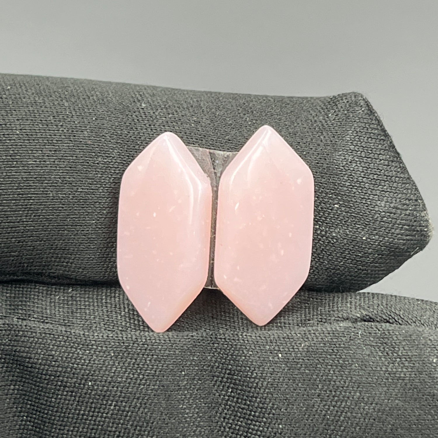 Natural Pink Opal- Matching Pairs - Hexagon