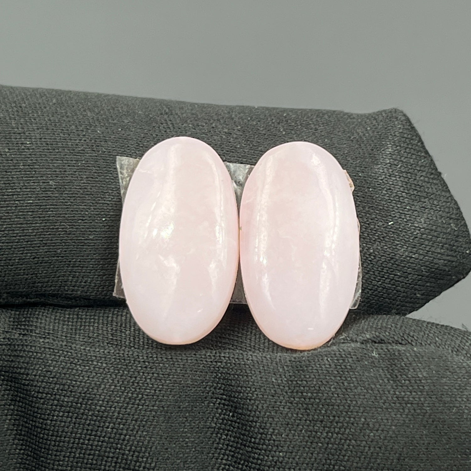 Natural Pink Opal- Matching Pairs - Oval
