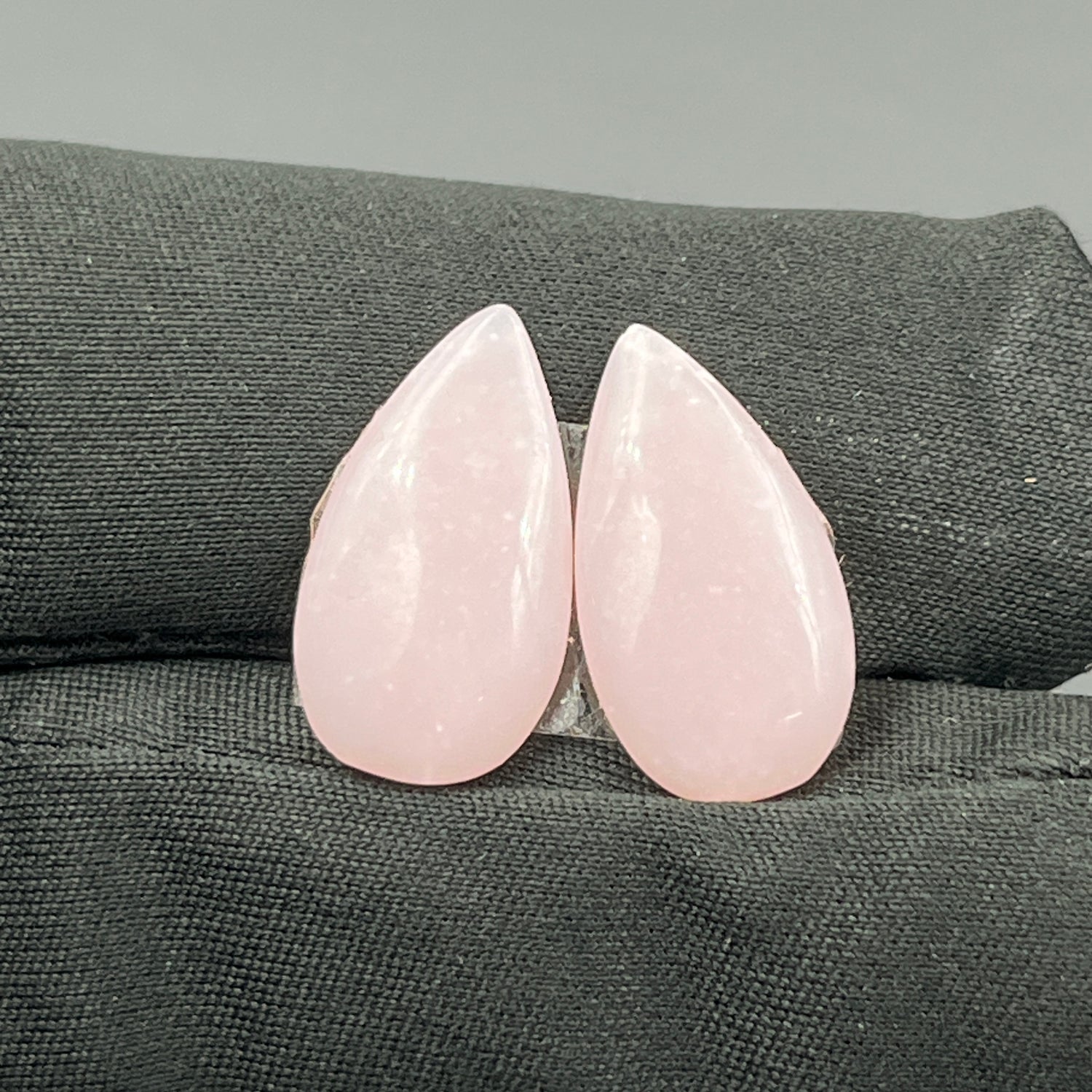 Natural Pink Opal- Matching Pairs - Teardrop