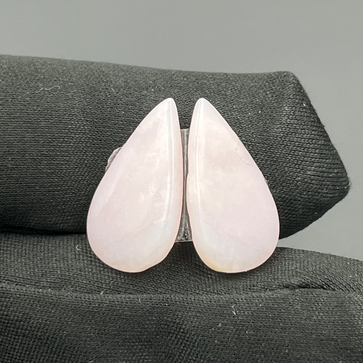 Natural Pink Opal- Matching Pairs - Teardrop
