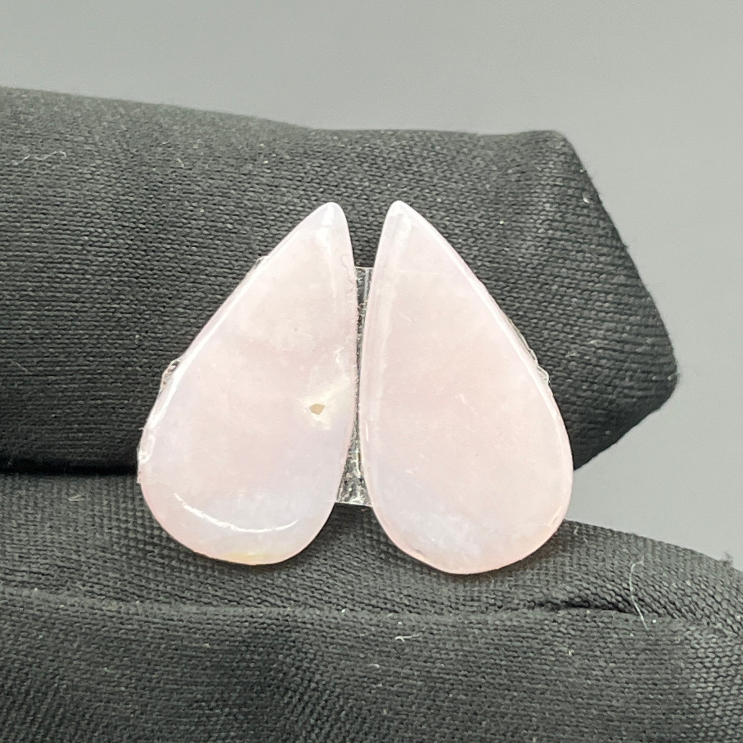 Natural Pink Opal- Matching Pairs - Teardrop