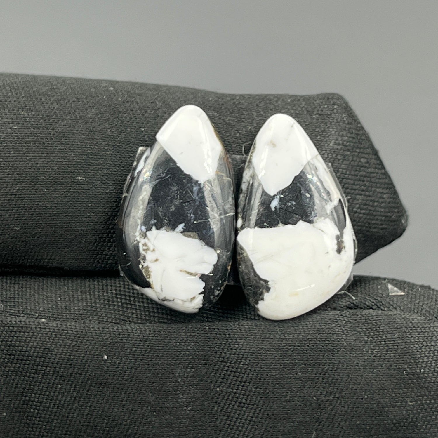 Kingman White Buffalo Turquoise - Matching Pairs - Tumble