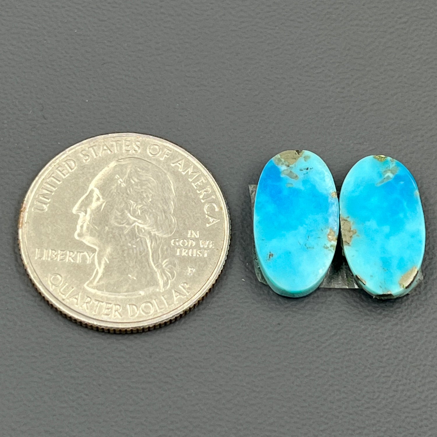 Arizona Turquoise - Matching Pairs - Ovel