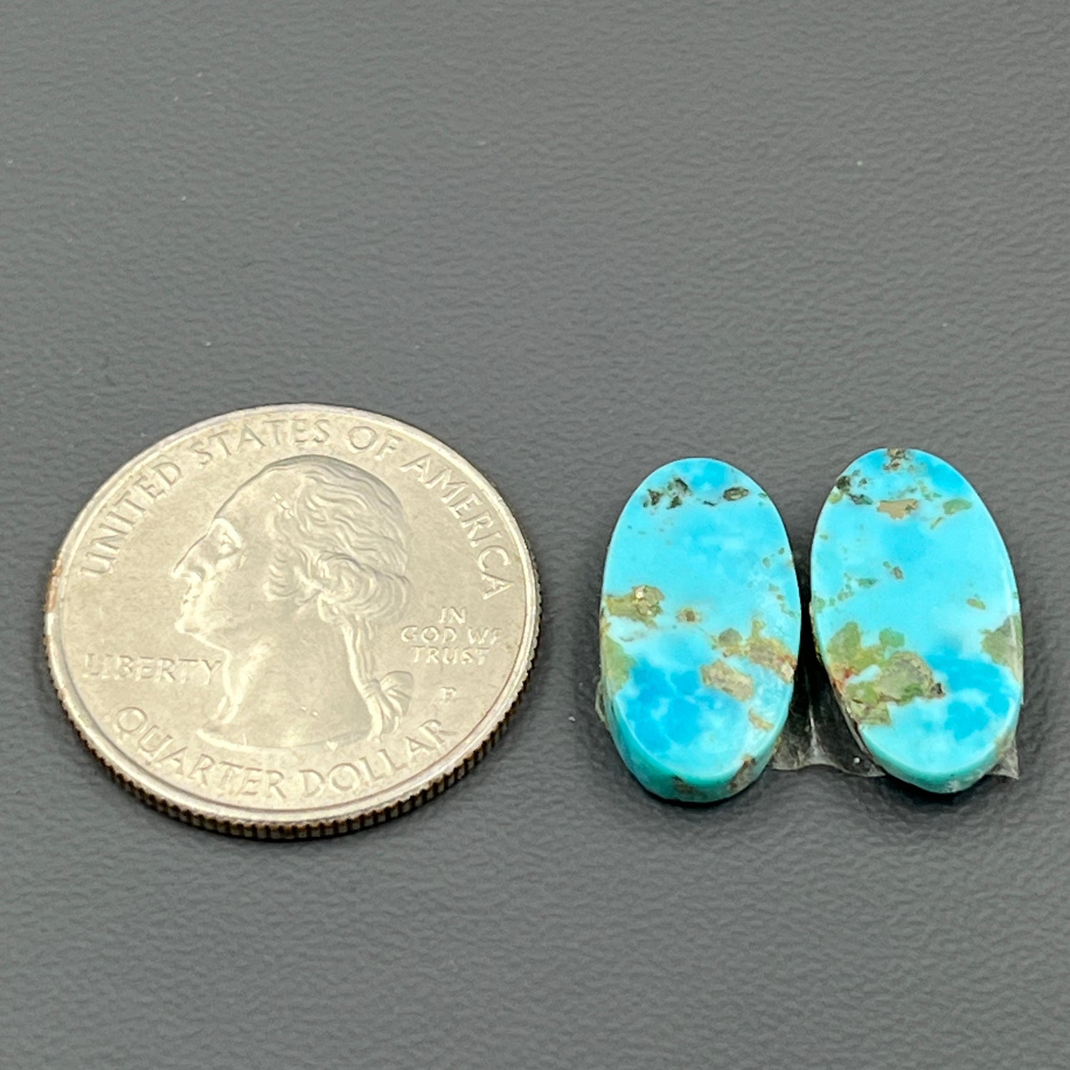 Arizona Turquoise - Matching Pairs - Ovel