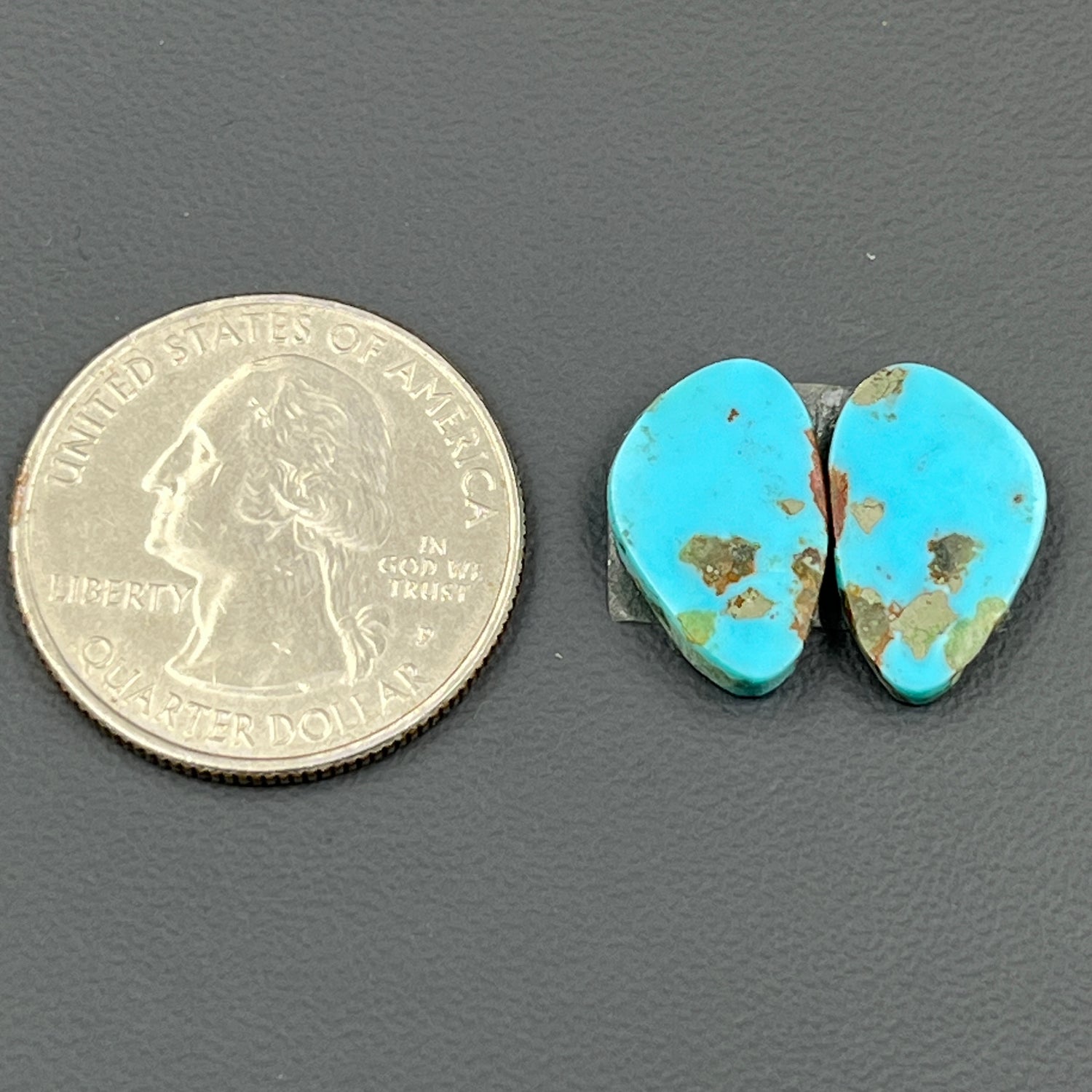 Arizona Turquoise - Matching Pairs - Tumble