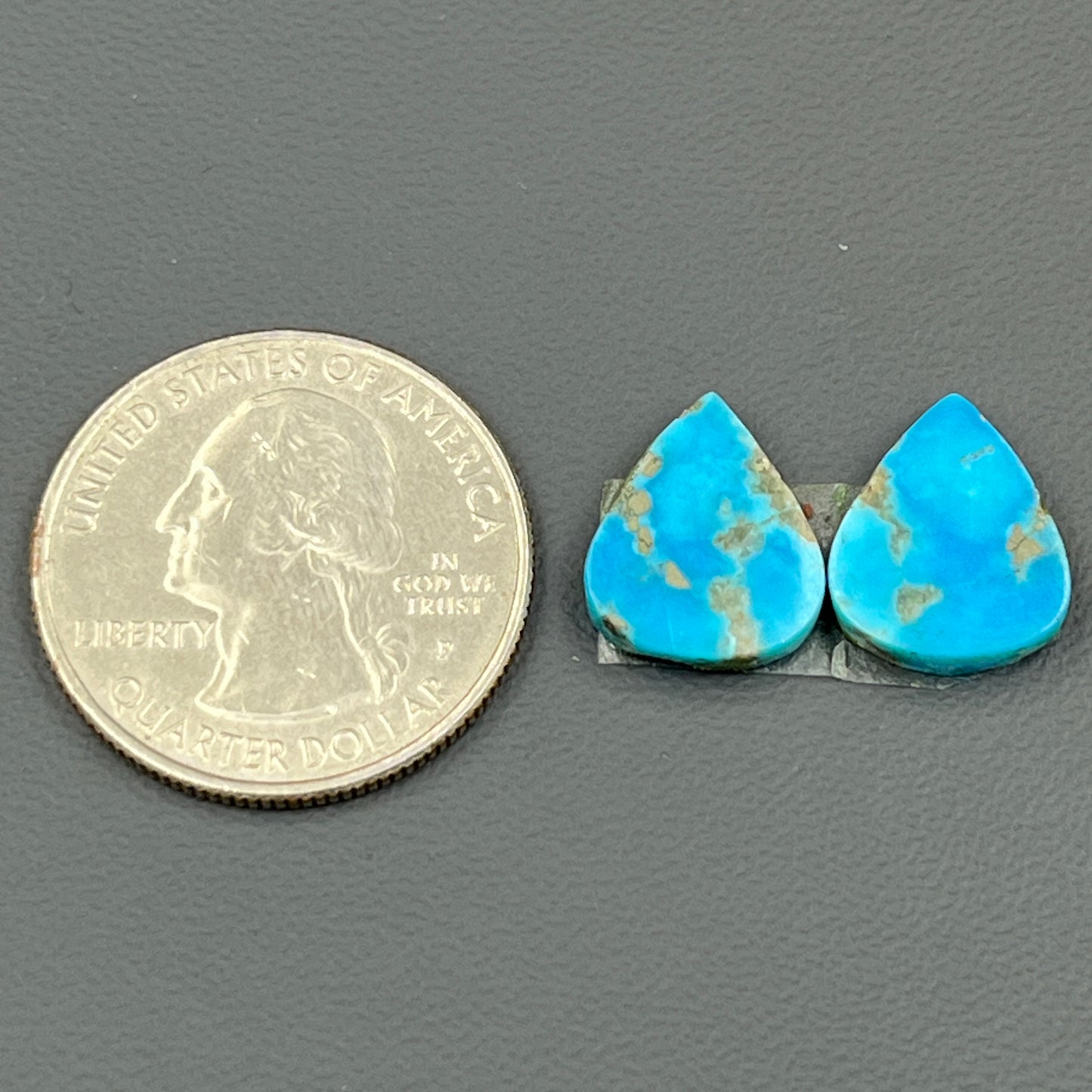 Arizona Turquoise - Matching Pairs - Teardrop