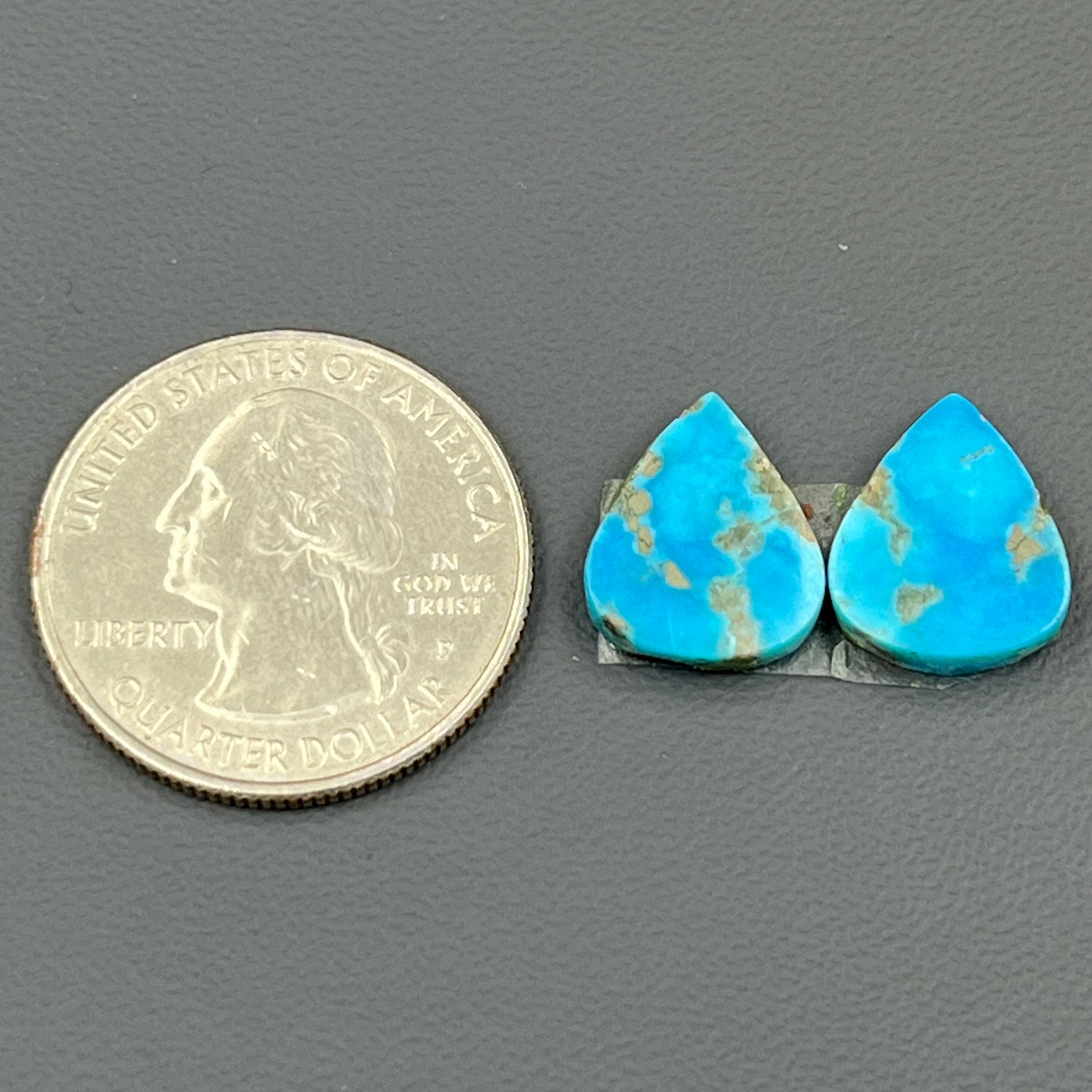 Arizona Turquoise - Matching Pairs - Teardrop