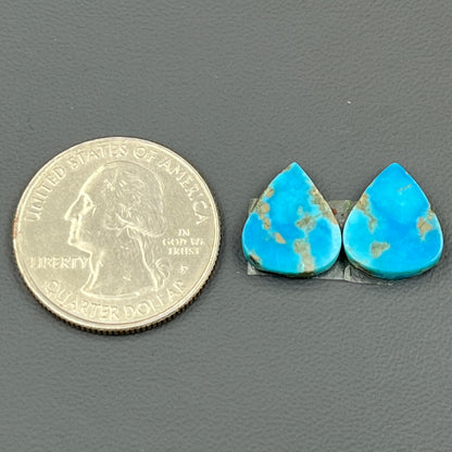 Arizona Turquoise - Matching Pairs - Teardrop