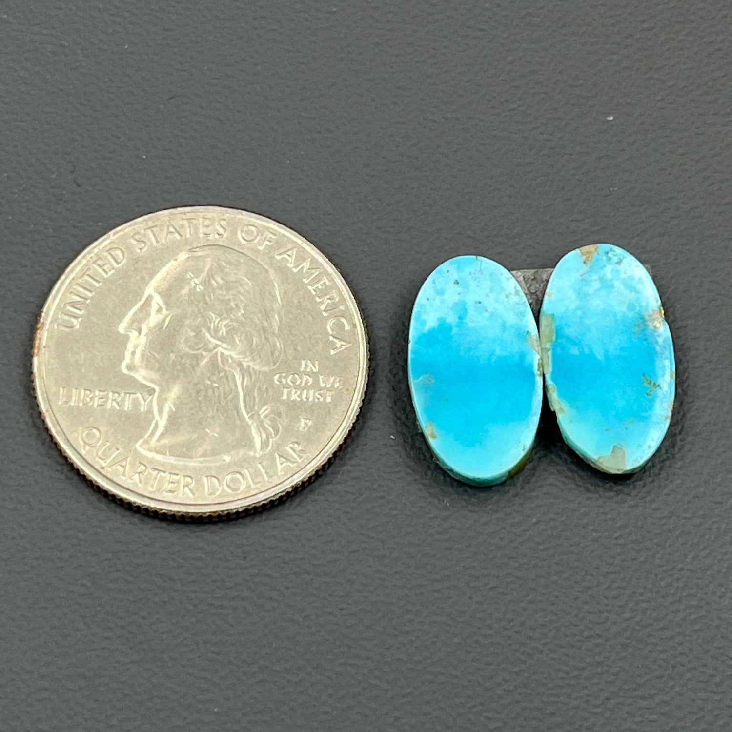 Arizona Turquoise - Matching Pairs - Ovel
