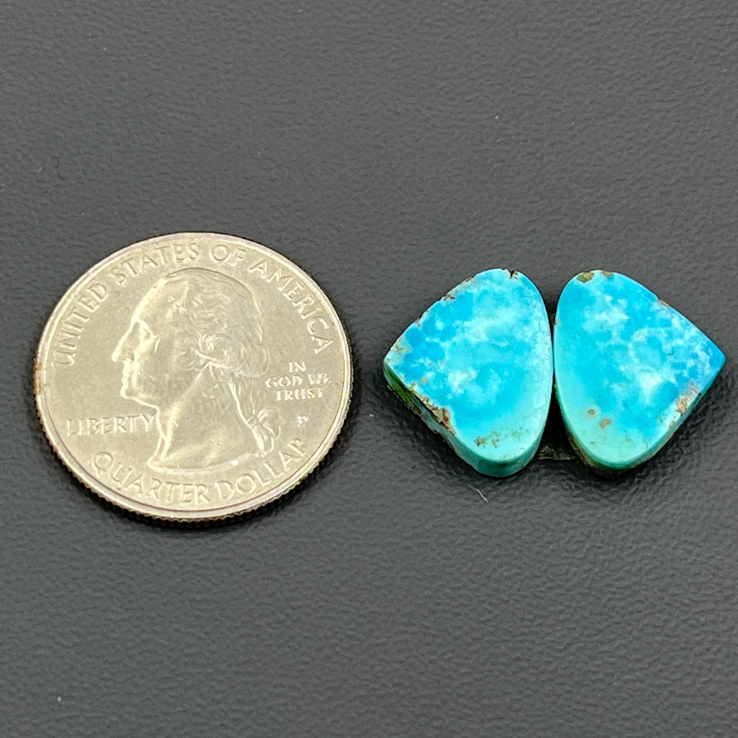 Arizona Turquoise - Matching Pairs - Tumble