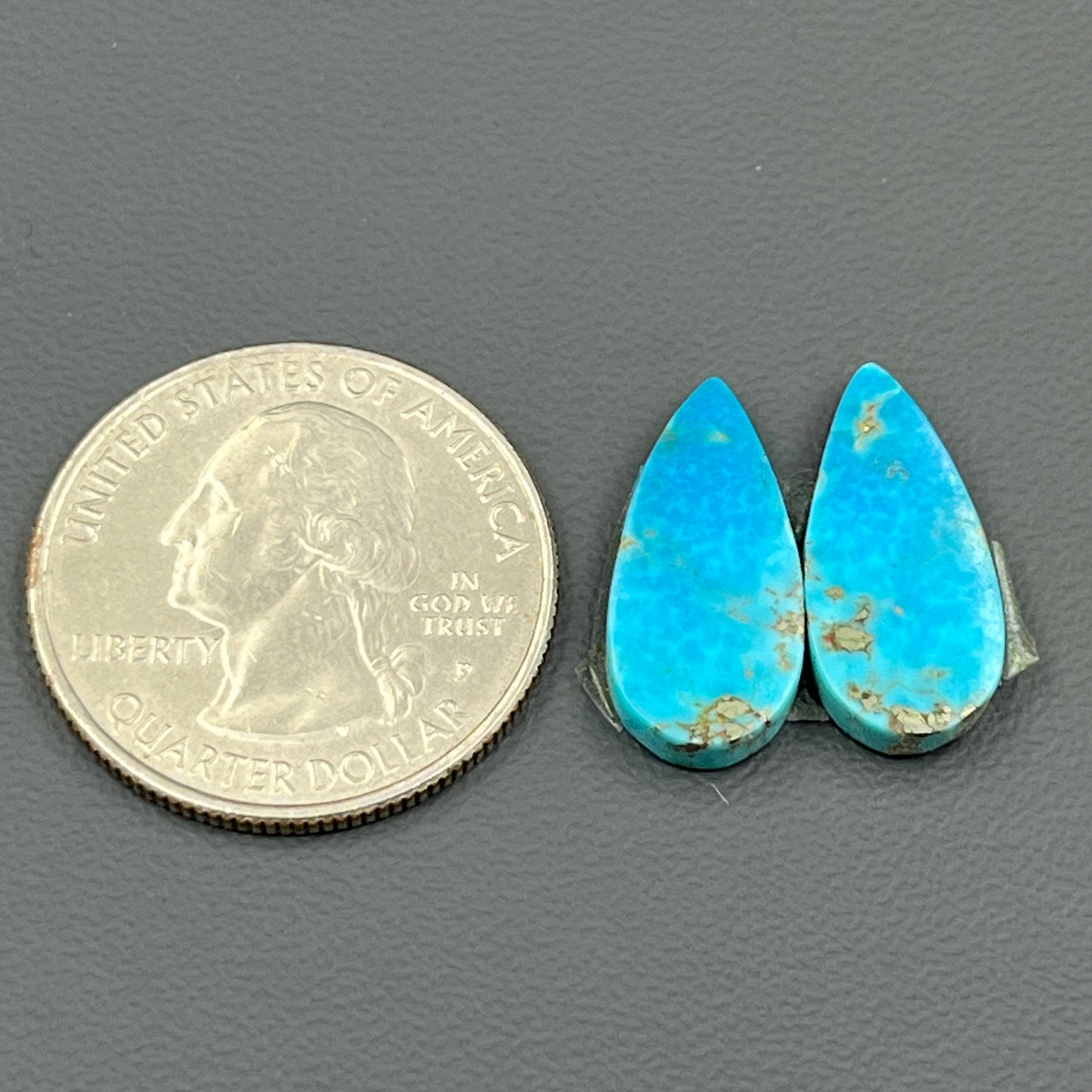 Arizona Turquoise - Matching Pairs - Teardrop