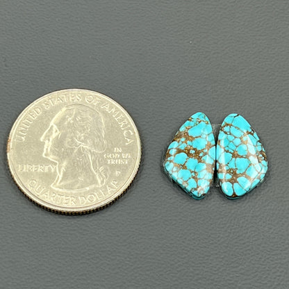 Hubei Turquoise - Matching Pairs - Tumble