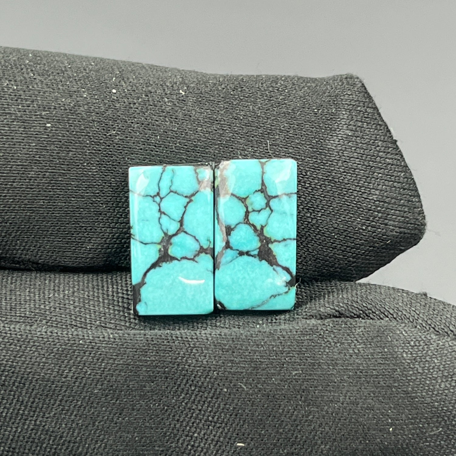 Hubei Turquoise - Matching Pairs - Baguette