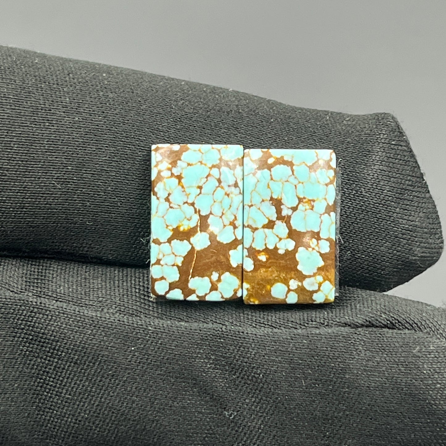 Number #8 Turquoise - Matching Pairs - Baguette