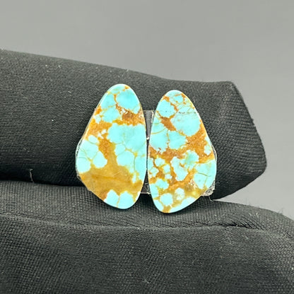 Number #8 Turquoise - Matching Pairs - Tumble
