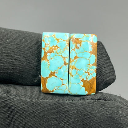 Number #8 Turquoise - Matching Pairs - Baguette