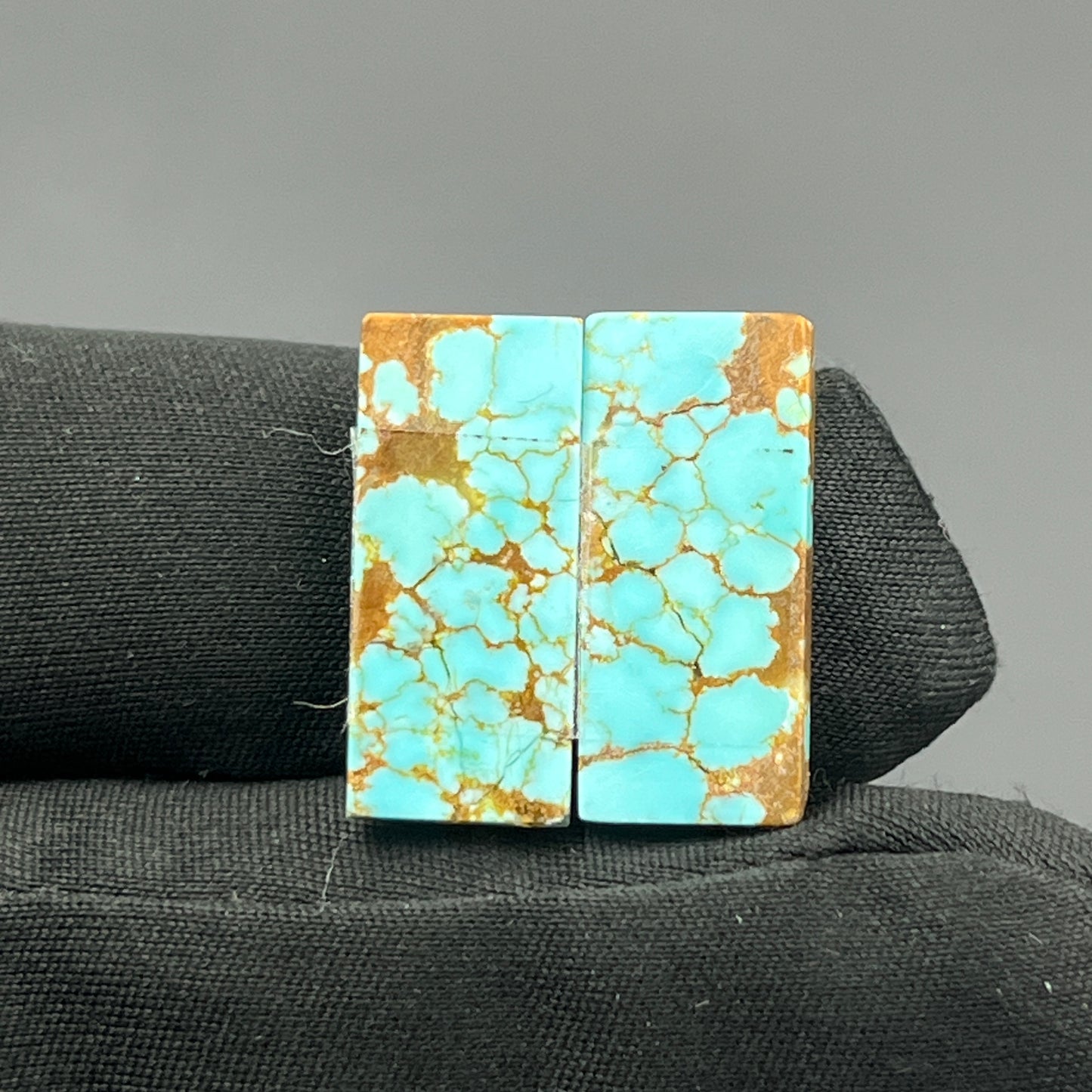 Number #8 Turquoise - Matching Pairs - Baguette