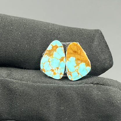 Number #8 Turquoise - Matching Pairs - Tumble