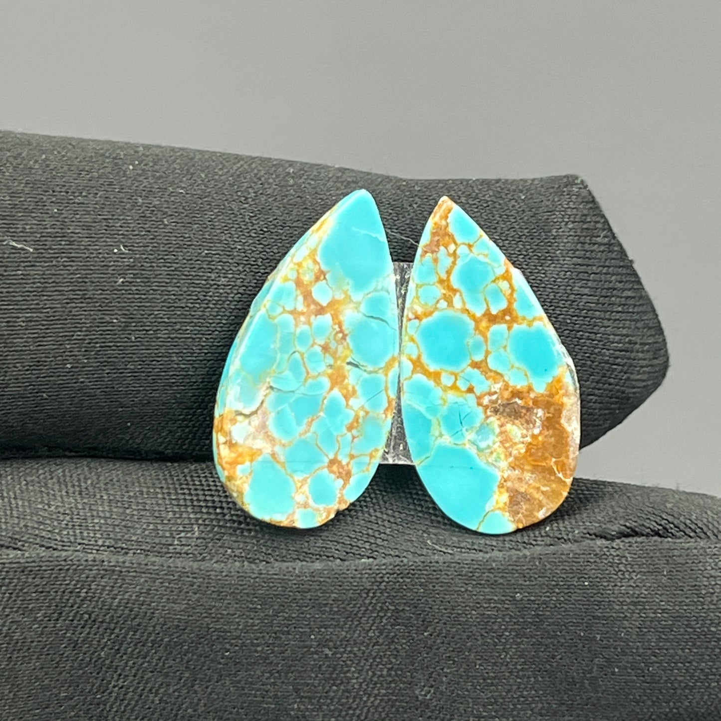 Number #8 Turquoise - Matching Pairs - Teardrop