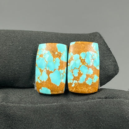 Number #8 Turquoise - Matching Pairs - Baguette
