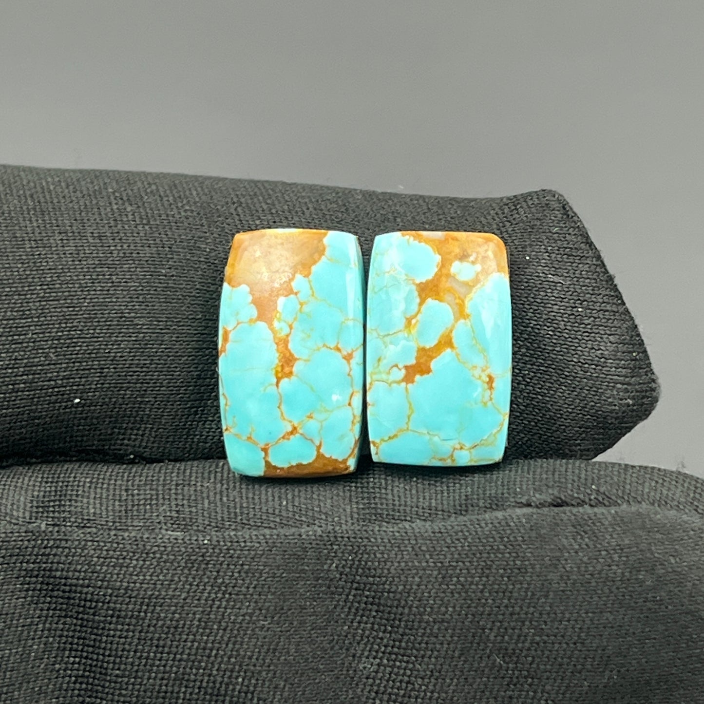 Number #8 Turquoise - Matching Pairs - Baguette