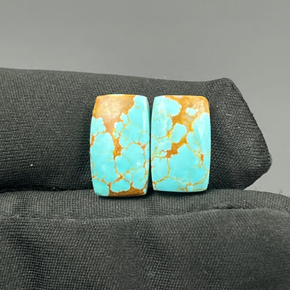 Number #8 Turquoise - Matching Pairs - Baguette